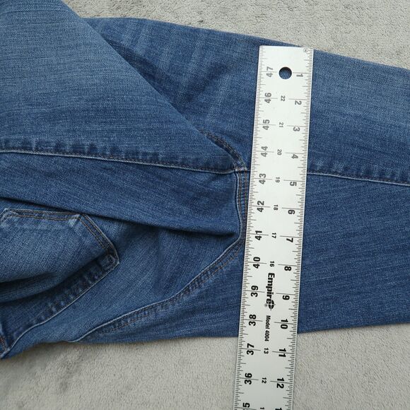 Loft Jeans Women's Size 6/28 Blue High-Waist Curvy Skinny Denim Pants 27" Inseam - Picture 6 of 16
